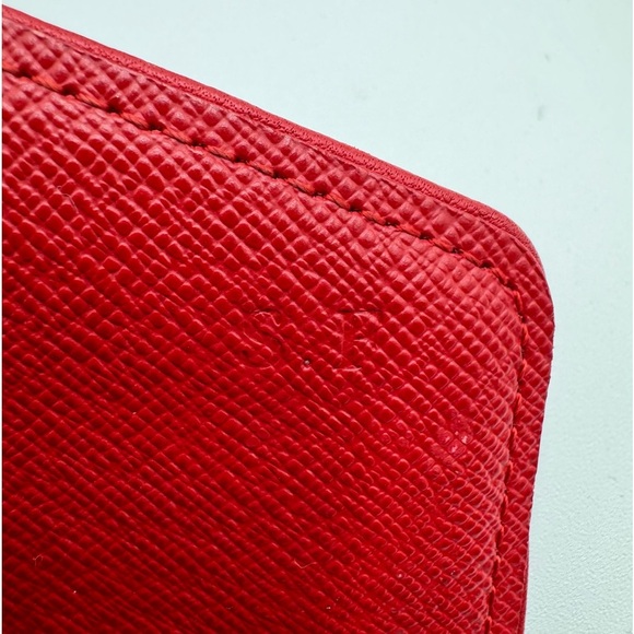 Louis Vuitton - Authentic-Sarah Retiro Mono / Red Trim Long wallet w/ Box - Picture 3 of 15